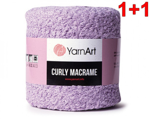 Curly Macrame garn 2 x 500 g 1+1 KOSTENLOS