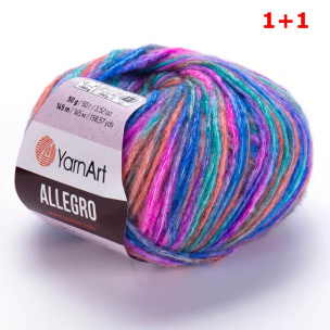 Allegro garn 10 x 50 g 1+1 KOSTENLOS