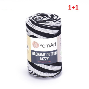 Macrame Cotton Jazzy garn 4 x 250 g 1+1 KOSTENLOS